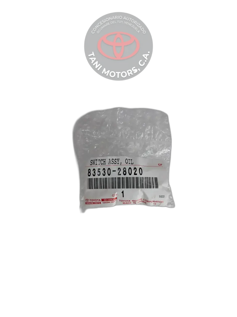 INTERRUPTOR DE PRESION DE ACEITE DEL MOT TOYOTA 8353028020