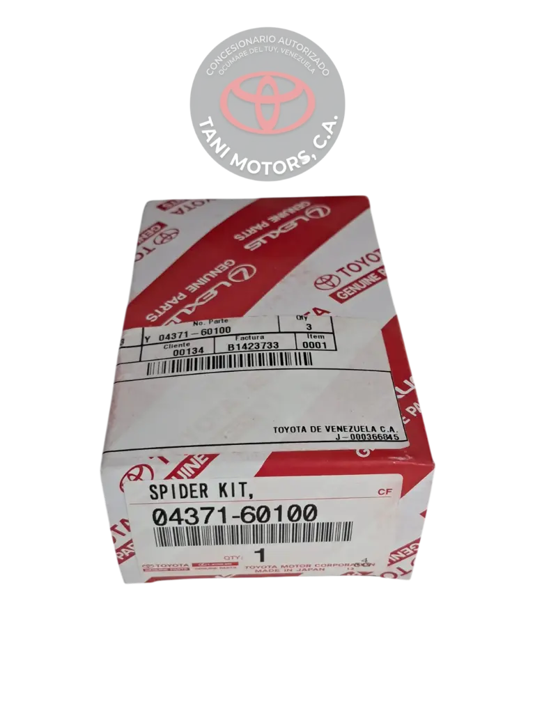 JUEGO DE CRUCETA DEL EJE DE IMPULSION TRASERO TOYOTA 0437160100