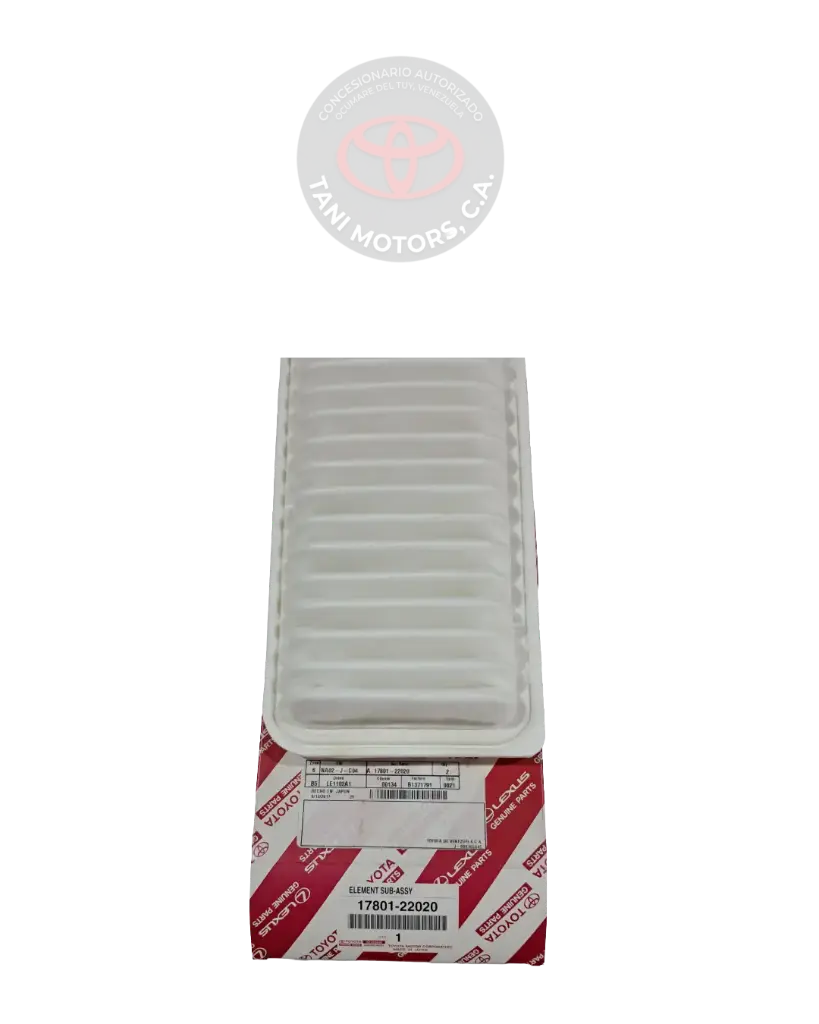 FILTRO DE AIRE TOYOTA 1780122020