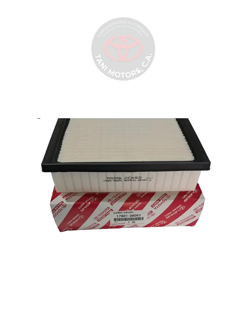 SUBCONJUNTO ELEMENTO, FILTRO AIRE TOYOTA 1780138051