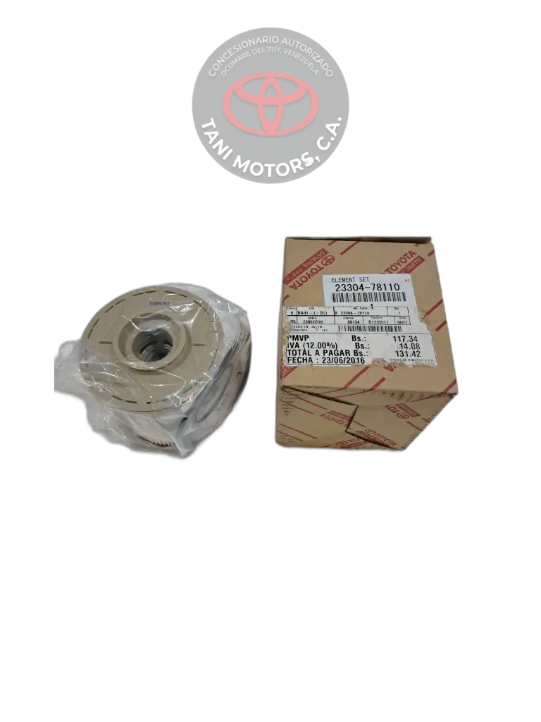 FILTRO DE COMBUSTIBLE TOYOTA 2330478110
