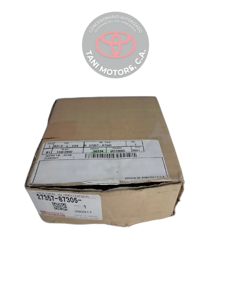 SOPORTE ALTERNADOR, RECTIFICADOR TOYOTA 2735787305