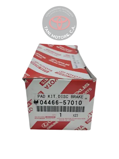 JUEGO PASTILLA DE FRENO TRASERAS TOYOTA 0446657010